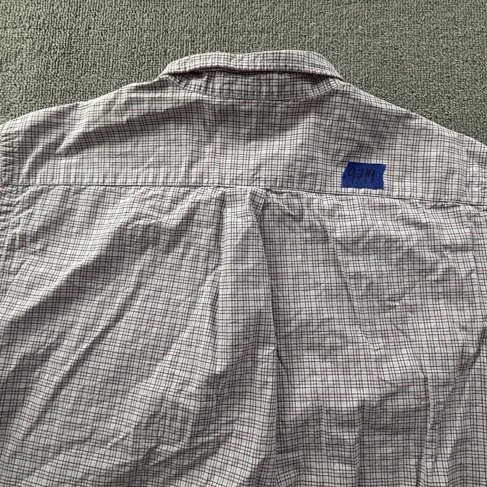 Uniqlo Shirt Large Check Button Up Long Sleeve Casual Preppy Men's - Picture 13 of 14